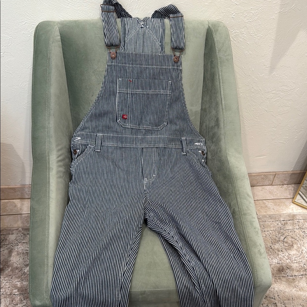 Striped Overalls